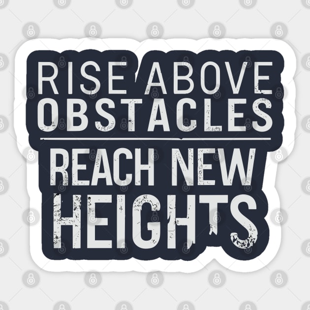Overcome & Ascend: Reach New Heights Sticker by SPIRITY